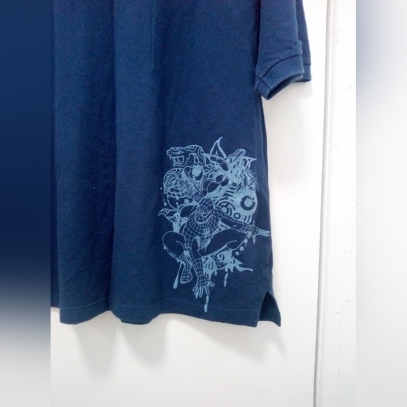 Spiderman Venom Marvel Polo Shirt Sz 2XLarge - Picture 5 of 5